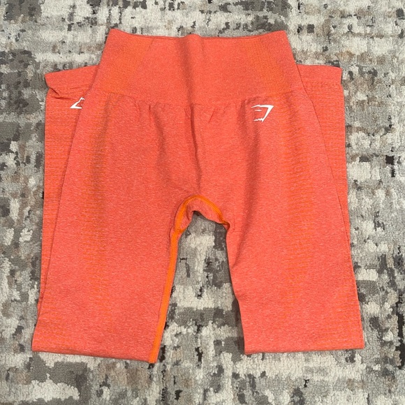 Gymshark Pants - Gymshark Vital Seamless 2.0 Leggings Orange Marl in Size S